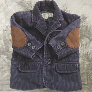 Wonderkids Corduroy Button Up Blazer with Elbow Patches Coat Jacket Baby Size12M